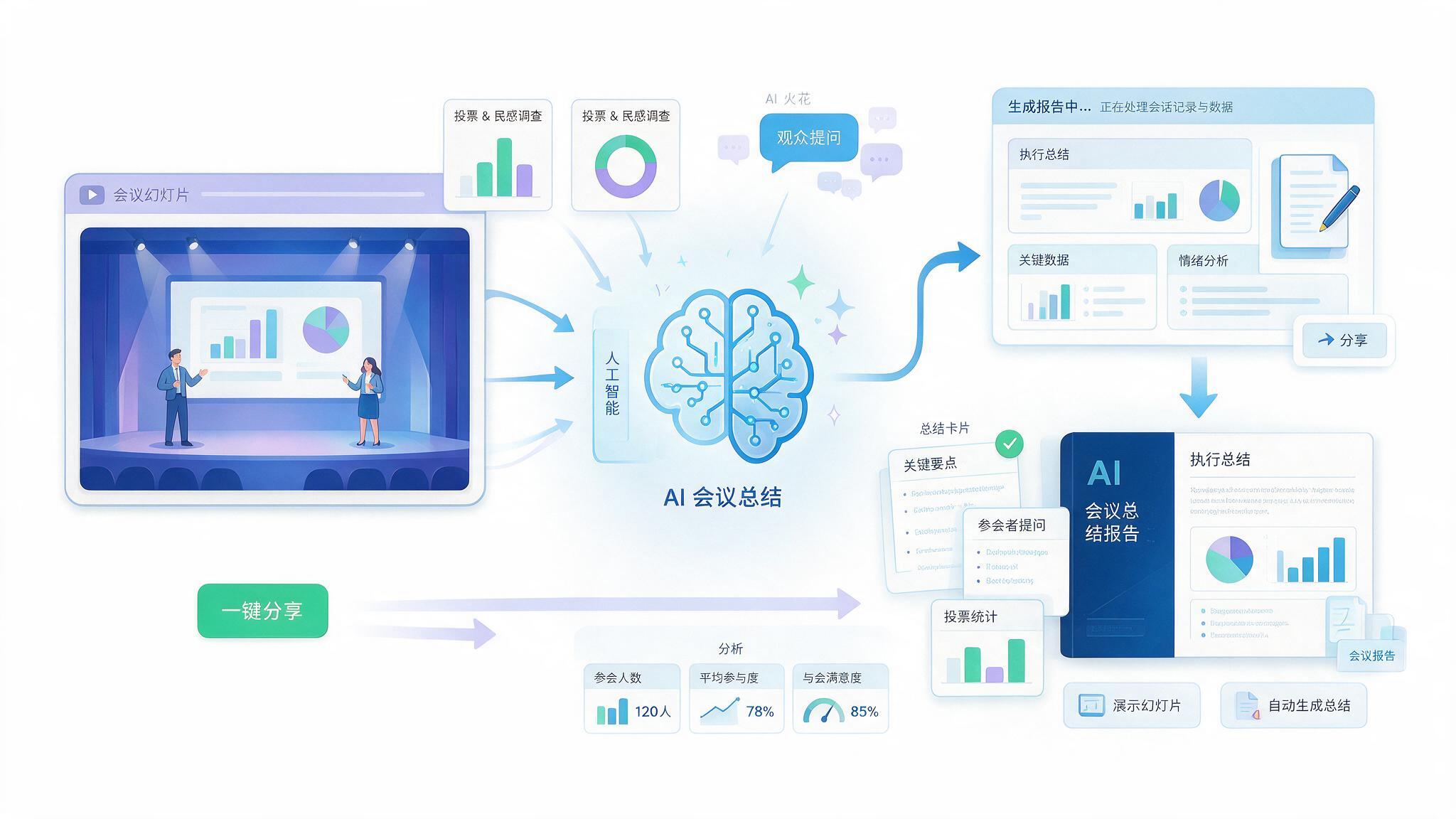AI post-session summary - EventBuzz Live