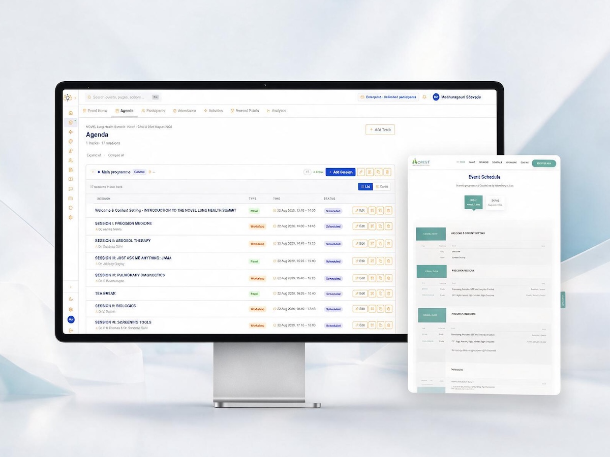Agenda Builder and Speaker Profiles - EventBuzz Live