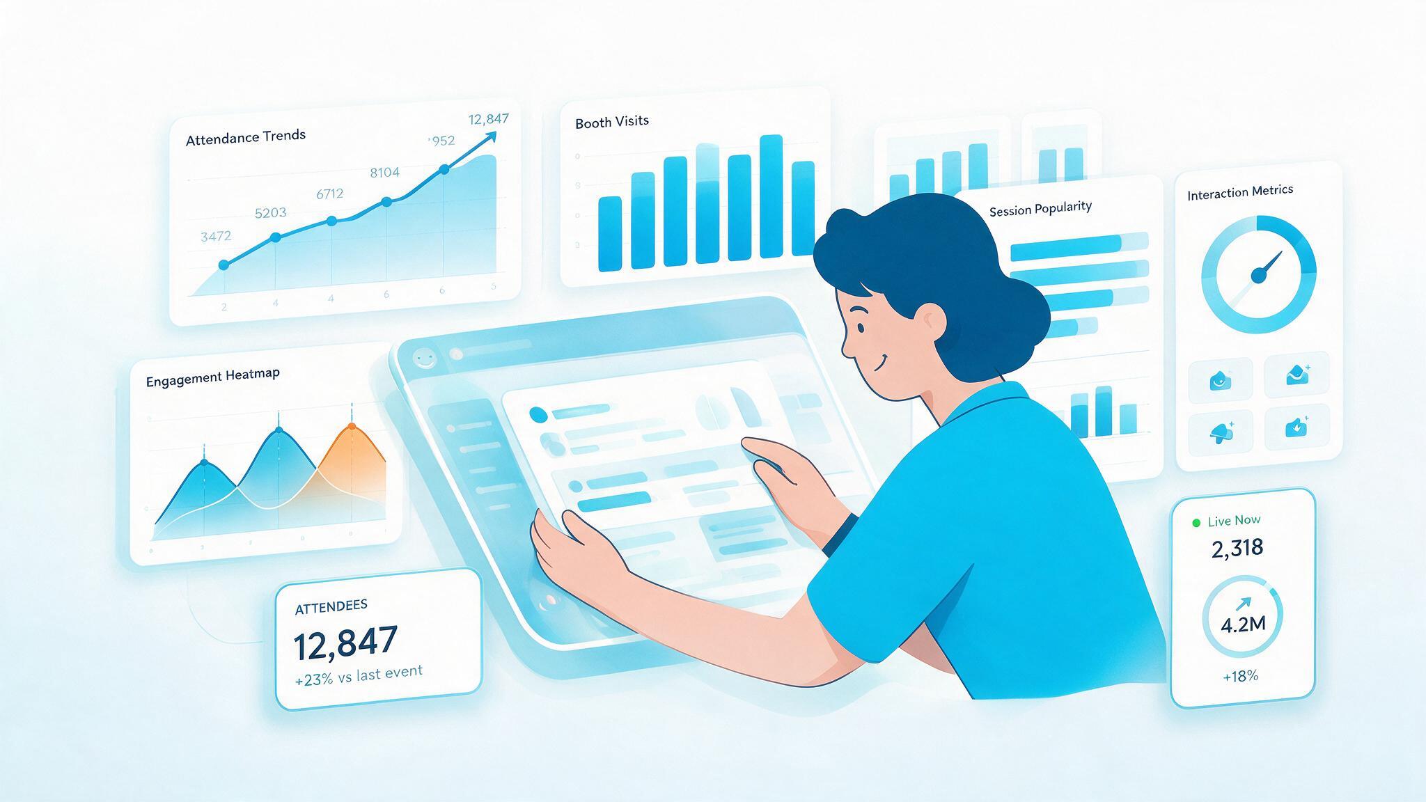 Engagement analytics - EventBuzz Live