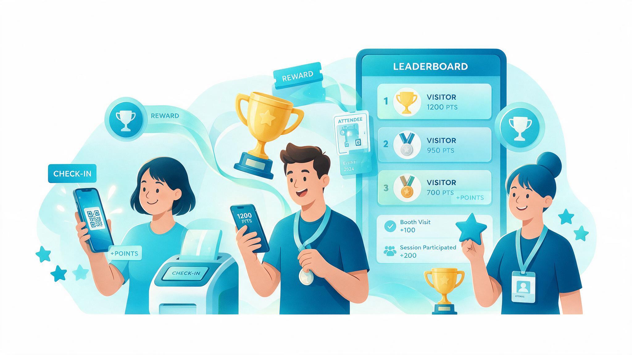 Gamification & leaderboards - EventBuzz Live